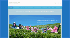Desktop Screenshot of citraniwisata.com