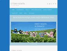 Tablet Screenshot of citraniwisata.com